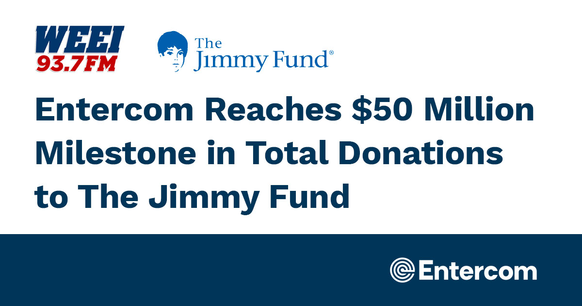 Reaches 50 Million Milestone Total Donation to The Jimmy Fund